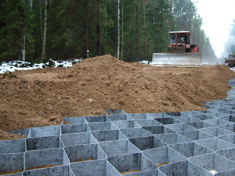 Применение георешетки.